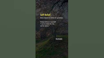 💪 Self Belief ✨ Trust Yourself, Not Others 💭 | #Motivation #SelfLove #BelieveInYourself 🌟