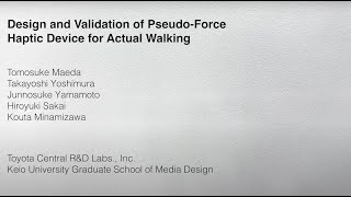 Maeda et al., Demonstrating Waylet: Untethered Pseudo-Force Haptic Device..., Haptics Symposium 2024