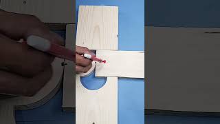Quick way to measure wood curves #woodworking #woodwork #carpentry #homedecor #diy #tips