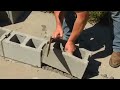 How to build the house by using concrete block lay block foundation high profits low cost