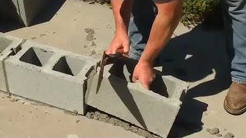 How to build the house by using concrete block lay block foundation high profits low cost
