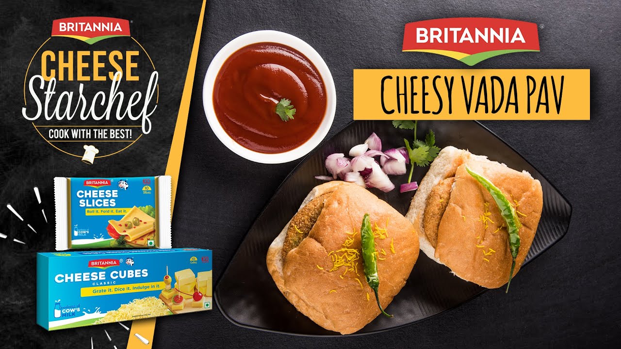 मुंबईचा फेमस चीज वडा पाव | How To Make Batata Vada | Masala Cheese Vada Pav Recipe |  Saif Ali Khan | India Food Network