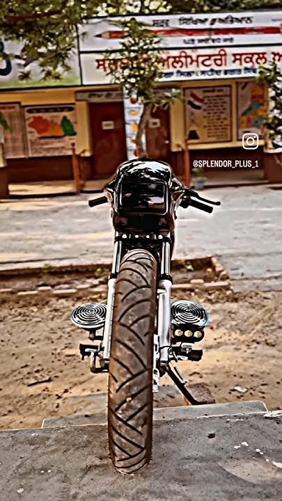 splendor motorcycle modified