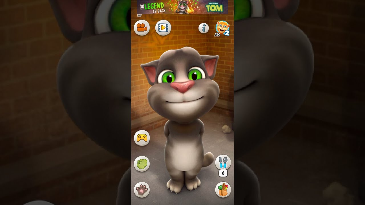 Talking Tom Cat Part 13706 Shorts