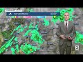 Cooler with scattered showers and storms for the final weekend of August