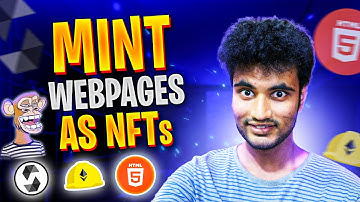 Minting WEBPAGES as NFTs using Solidity and Hardhat - Mint HTML files as NFT!