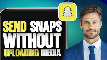 Snaps versturen op Snapchat zonder media te uploaden (2025)