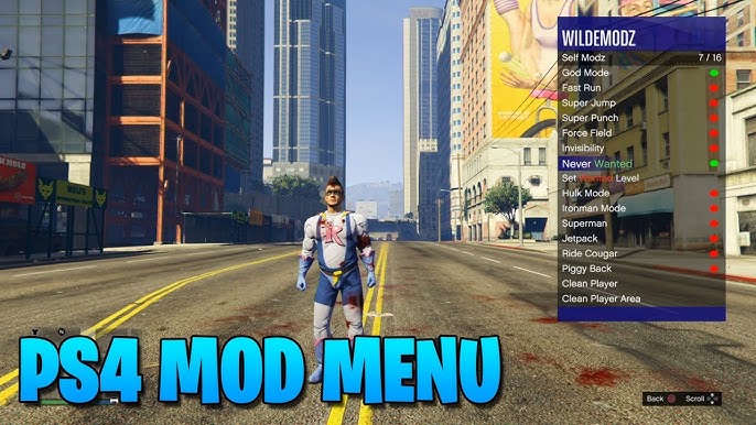 GTA5 PS4 STORY MODE MOD MENU FUN! (PS4 MODDING) 