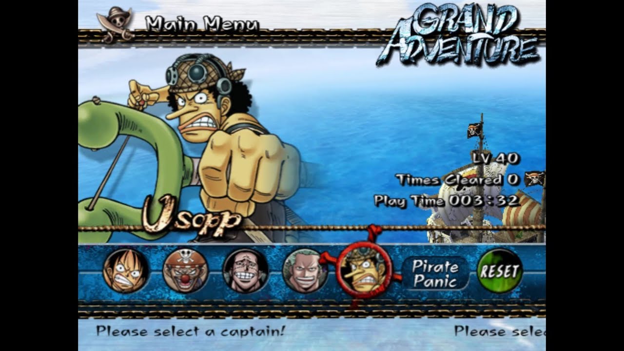 [PS2]One Piece: Grand Adventure (Grand Adventure - Usopp : Route 3