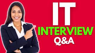 Top 25 IT Interview Questions And Answers for 2026