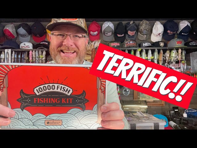 10000 fish mystery box 4 Month Elite Fishing Subscription tailored to your selected species Freshwater Mystery Fishing Box -