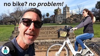 Biking the San Antonio Riverwalk Missions Trail (even if you don’t own a bike)