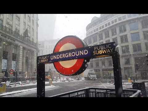 'Beast from the east' hits London