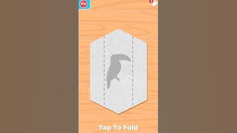 Paper Fold Pazzle 3d level 5 games play walkthrough solutions