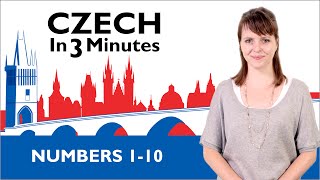 Learn Czech - Numbers 1-10 - Czech in Three Minutes