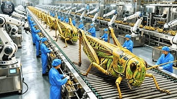 Inside a Modern Grasshopper Farm: From Live Insects to Perfectly Crispy Snacks (Full Process)