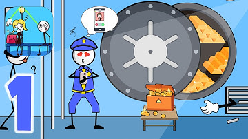 Thief Troll Tricky Puzzle Game - (Level 1-35) - Gameplay Walkthrough Part #1