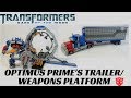 Lego Transformers Dark of the Moon- Optimus Prime's Trailer /Armored Weapons Platform