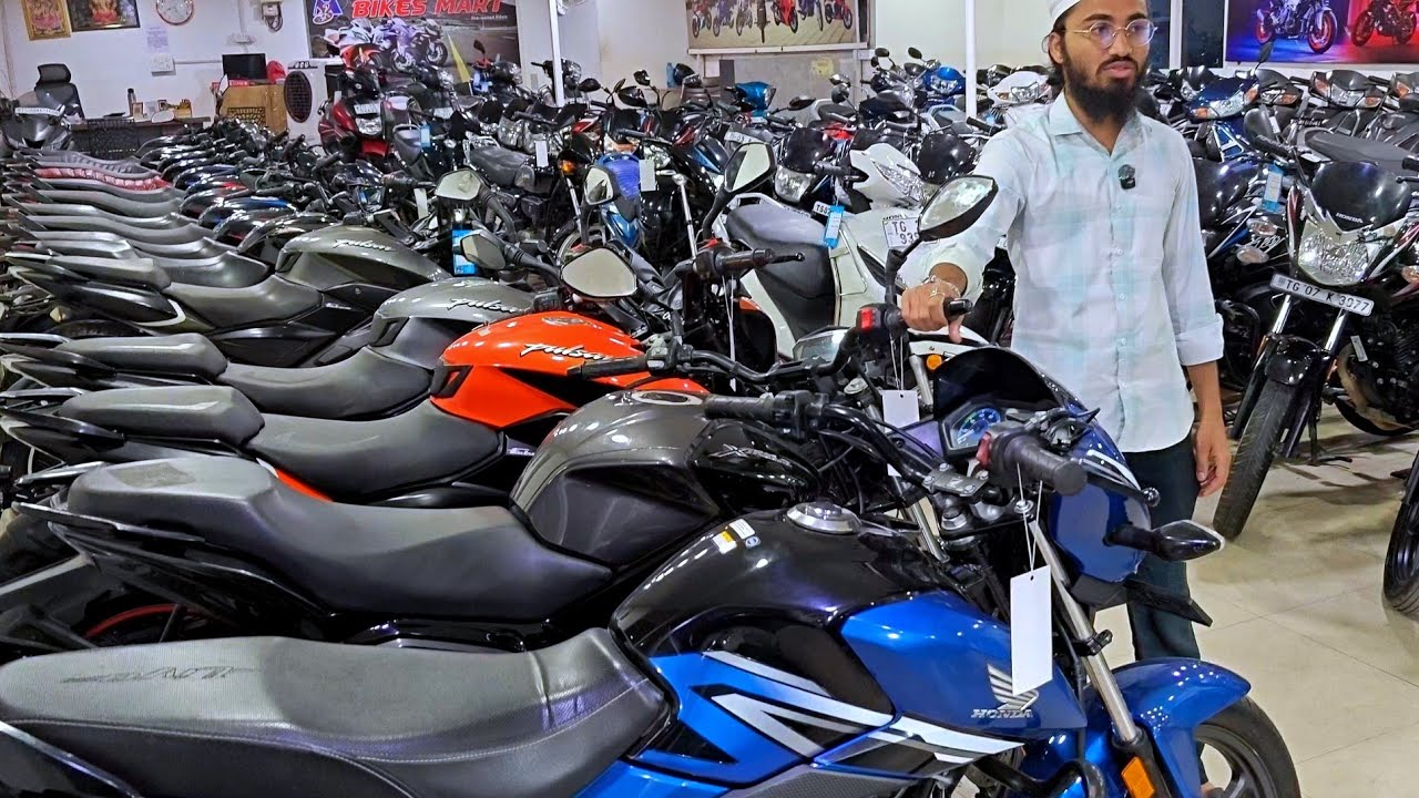 Second hand bikes in Hyderabad | Bikes mart | 🤩20వేల offer #rc #ns #mt #r15 @raviprakashlifestyle