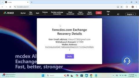 fxmcdex.com Exit Scam, See How to get your withdrawal approved instantly