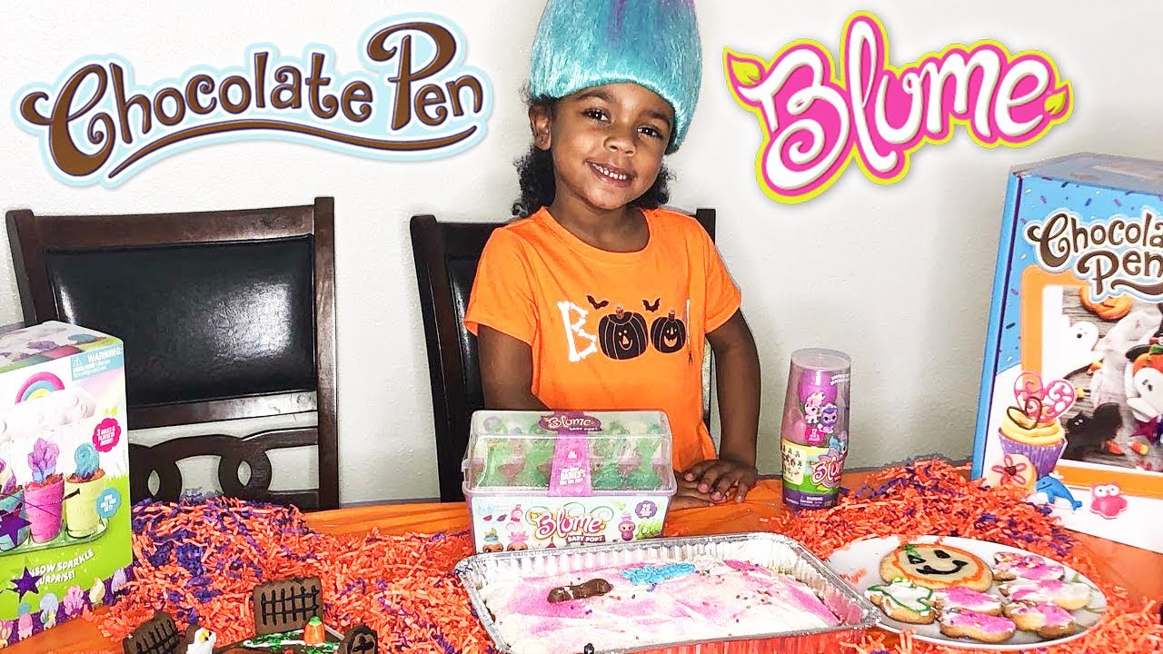 Kieran Renee's Chocolate Pen and Blume doll inspired baking challenge