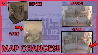 VALORANT | New CRAZY Map Changes In PATCH 1.02 (VALORANT News)