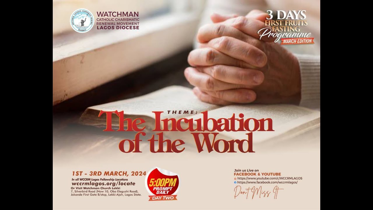 THE INCUBATION OF THE WORD