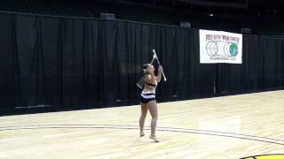 IC 2015 Final Sr Elite 3Baton Set 384 Savannah MILLER