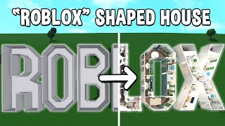 Building the WORD 'ROBLOX' into a Bloxburg House