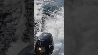 Bootsfahrt Geiseltalsee Teil 2, September 2022 mit Boot-Eigenbau mit Aussenborder Suzuki 15 Ps