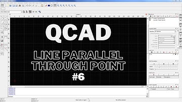 QCAD Line Parallel Through Point
