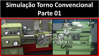 Simulação Aplicada (Torno Convencional) Parte 01 screenshot 2