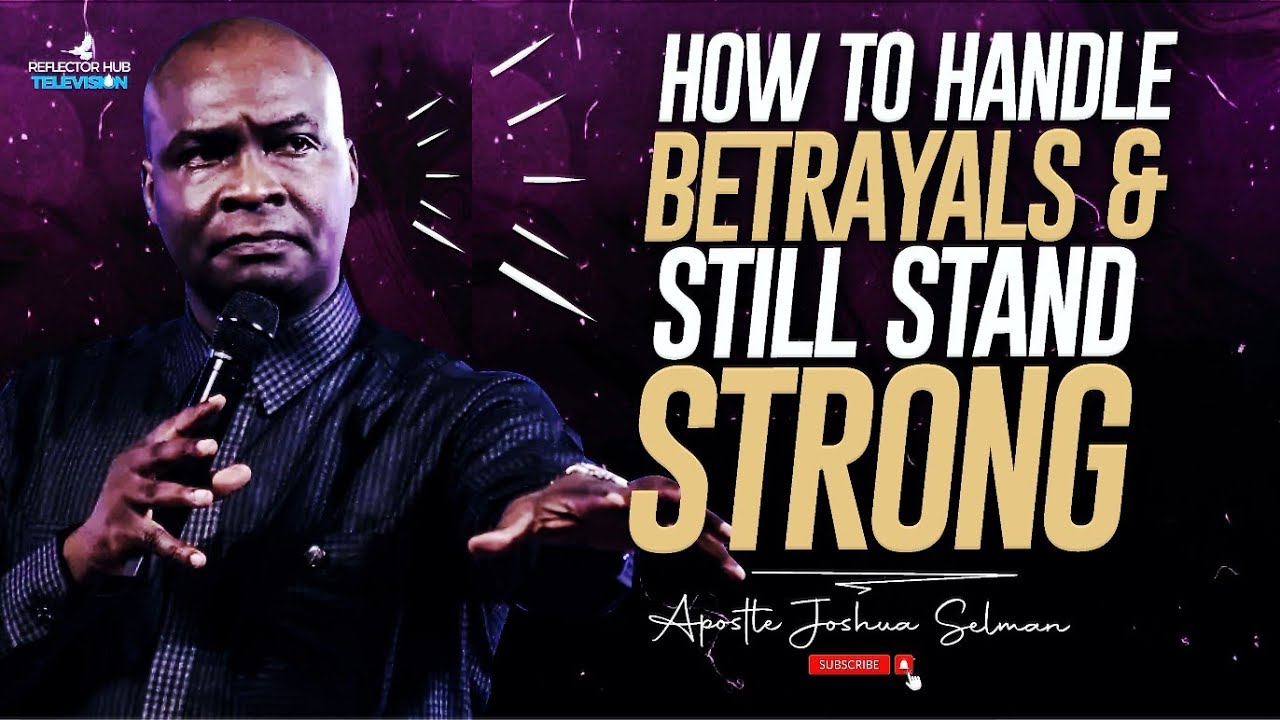 ⁣KEEP YOUR JOY FULL IN GOD BECAUSE PEOPLE MUST STILL BETRAY YOU - APOSTLE JOSHUA SELMAN