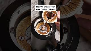 2 Easy Ways to Clean Your Burr Grinder at Home #coffee #coffeegrinder #burrgrinder #homebarista