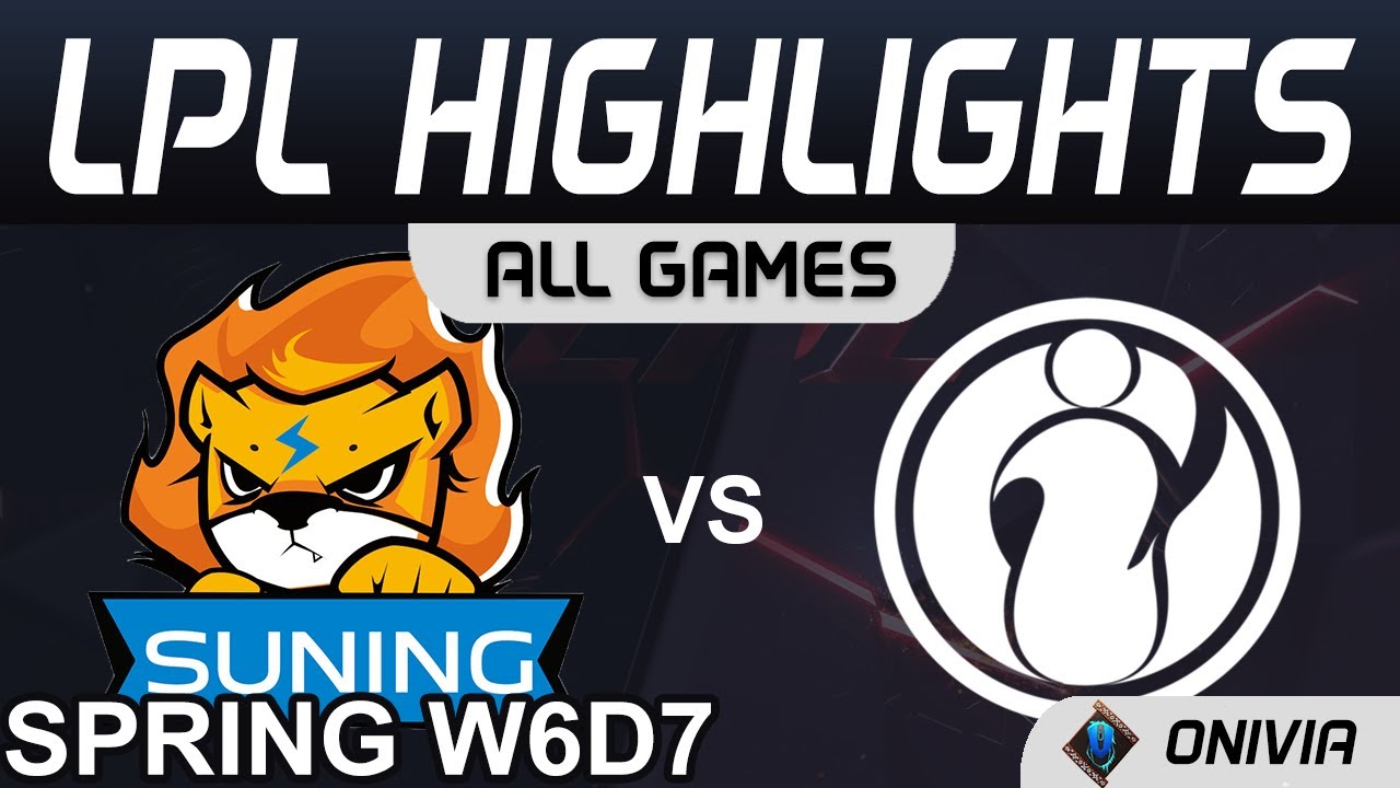 SN vs IG Highlights ALL GAMES LPL Spring Season 2021 W6D7 Suning vs Invictus Gaming by Onivia