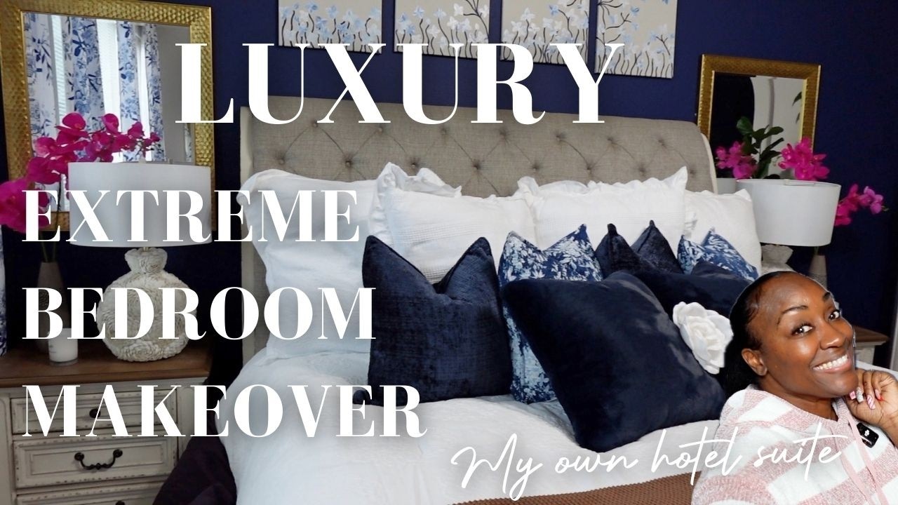 TRANSFORM MY OLD MASTER BEDROOM INTO A LUXURY HOTEL SUITE ON A BUDGET | DIY PAINT | DECORATING