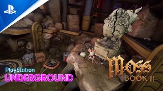 Moss: Book II - New Weapon & Enemies Gameplay | PS Underground