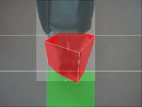 Position through background subtraction and blob detection