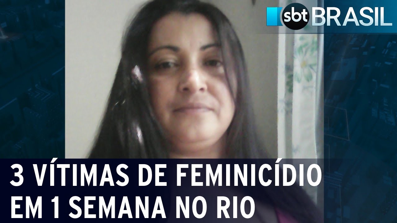 Rio de Janeiro registra 3 casos de feminicídio na mesma semana | SBT Brasil (15/07/22)