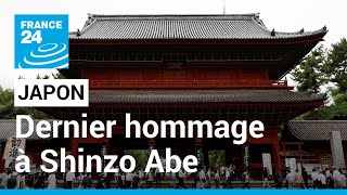 Le Japon fait ses adieux à son ancien Premier ministre assassiné Shinzo Abe • FRANCE 24