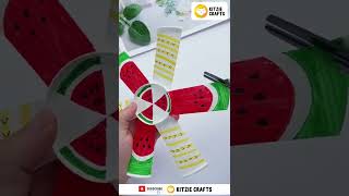 Diy Paper Cup Windmill for kids | How to Make | #papercup #paperart #papercrafts #diycrafts #shorts Guide