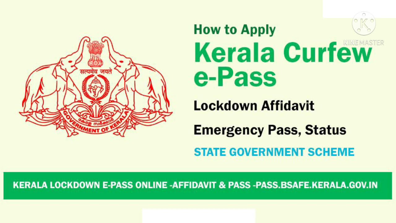how to apply  kerala curfew e-pass