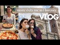 mom visits Florence: baby prep, city strolls + emotional goodbyes