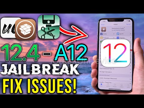 A12 용 탈옥 iOS 12.4 : Unc0ver를 업데이트하고 모든 문제를 해결하는 방법! (컴퓨터 없음)