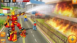 Firefighter Robot Transform Truck : Rescue Hero (Part 3) | Mobil Pemadam Berubah Jadi Robot screenshot 5