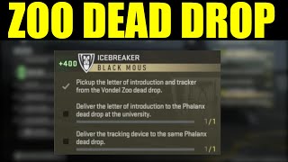 how to "pickup letter of introduction & tracker from Vondel zoo dead drop" Location | DMZ ICEBREAKER screenshot 4