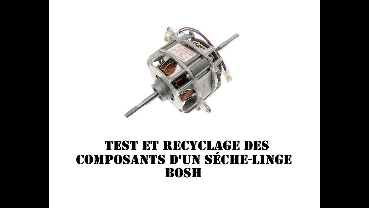 Cyrob : Réparer ou recycler un séche-linge Bosch