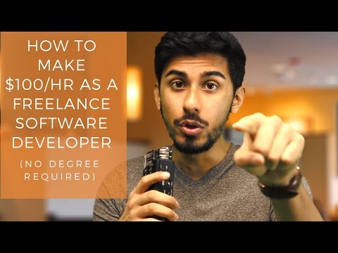 How to Make $100/hr as a Freelance Software Developer (No Degree Required) How to Make $100/hr as a Freelance Software Developer (No Degree Required)