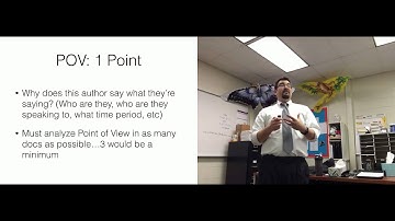 AP World: The Document Based Question (DBQ)