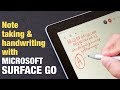 Microsoft Surface Go Handwriting & Note Taking test